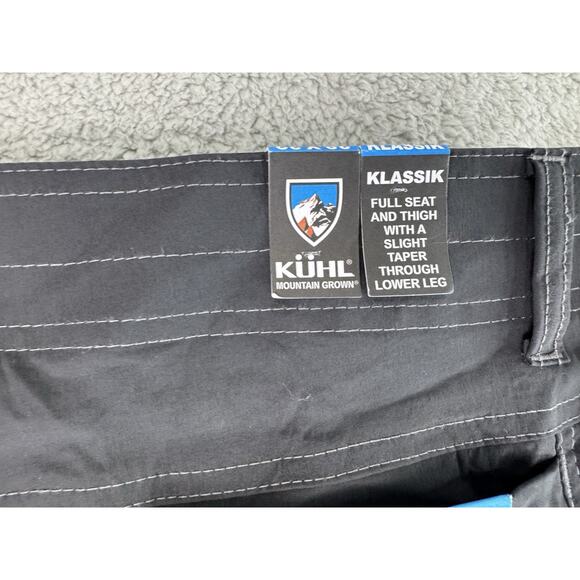 KÜHL Renegade Pants Men’s 38x32 Carbon Gray Outdoor Hiking Klassik Fit Tapered - Picture 5 of 16